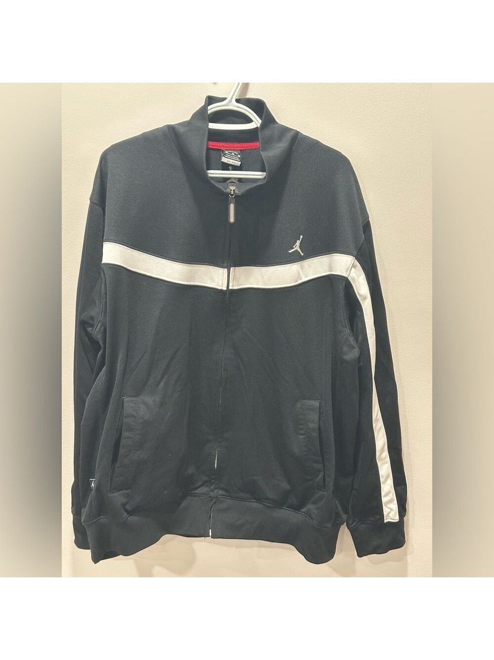 Jordan Dri-FIT Air Jumpman black full-zip basketball jacket size XL